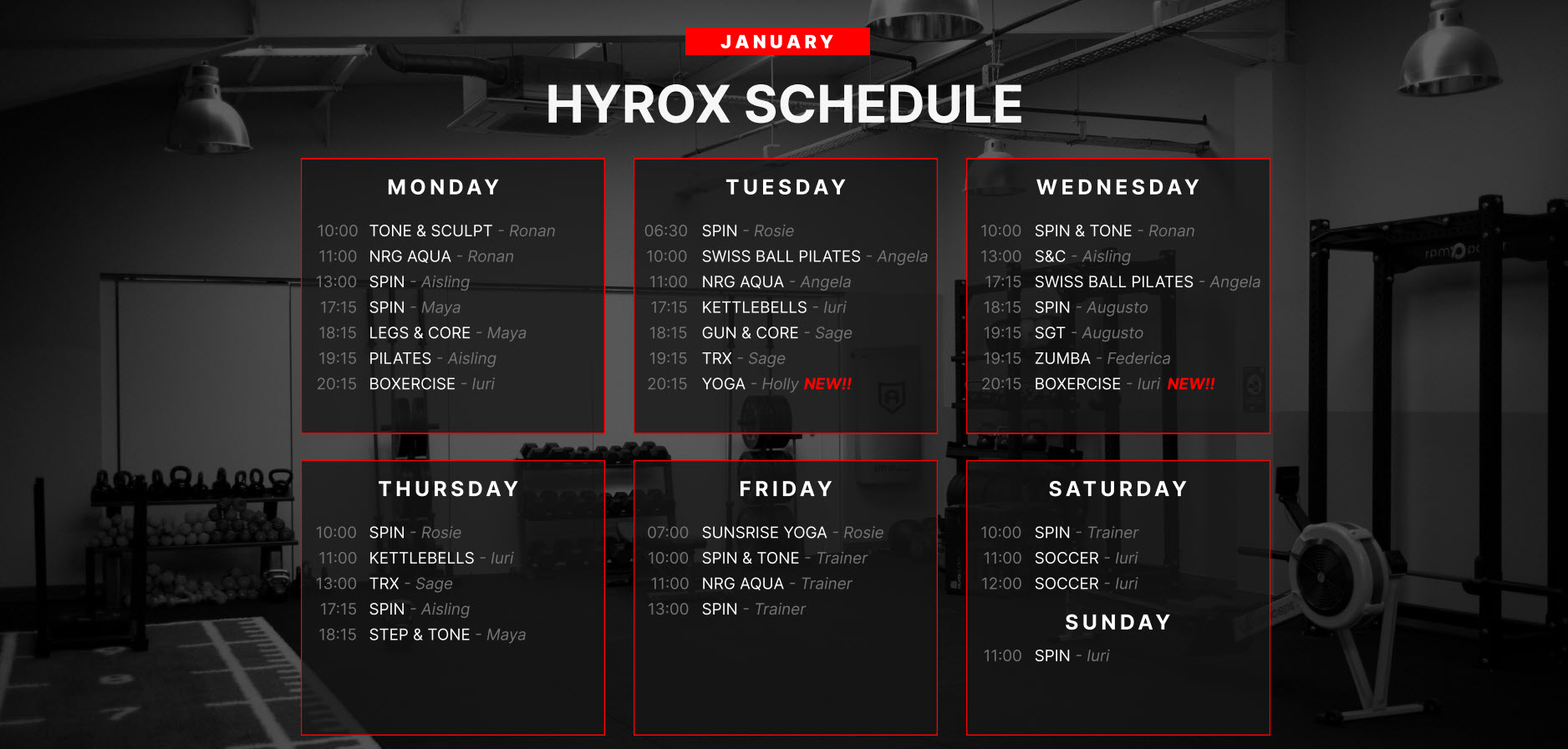 hyrox jan classes